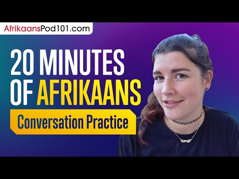 20 Minutes of Afrikaans Conversation Practice - Improve Speaking Skills