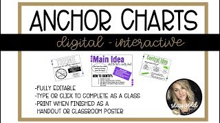 Digital Anchor Charts