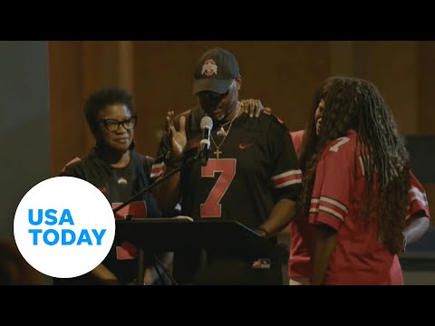 Dwayne Haskins' sister, father pay respects at memorial service USA TODAY