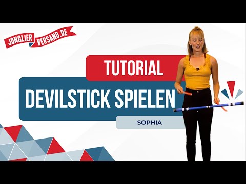 Devil Stick Playing | Tutorial | How to play a devil stick | JugglingShipping.de | Sophia