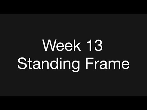 Week 13 Standing Frame