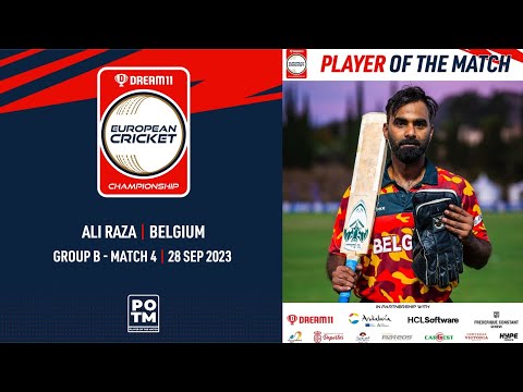 POTM: A.Raza - CRO vs BEL | Highlights | Dream11 ECC23 | 28 Sep 2023 | ECC23.018