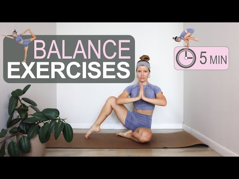 5 min STATIC EXERCISES for BALANCE, STABILITY & STRENGTH