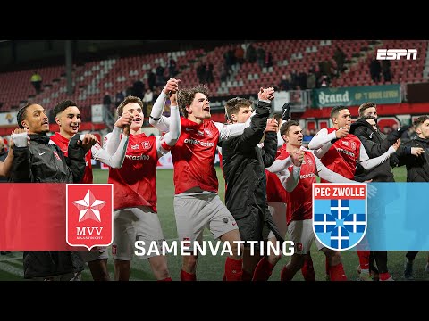 MVV met weergaloze comeback tegen koploper PEC 🔥👀 | Samenvatting MVV Maastricht - PEC Zwolle