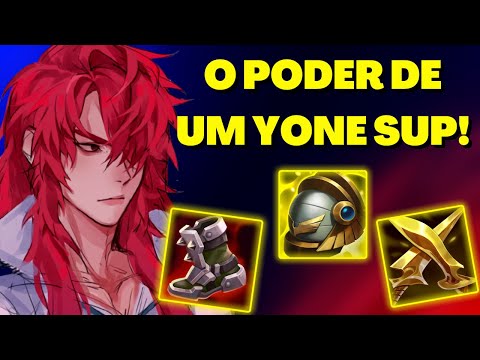INCRÍVEL, TESTEI YONE SUP E FUNCIONA KKKKKKKKK - Yone SUP - League of Legends