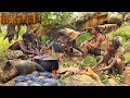 See How Hadzabe Successful Hunt and Cook Their Prey | Tradition