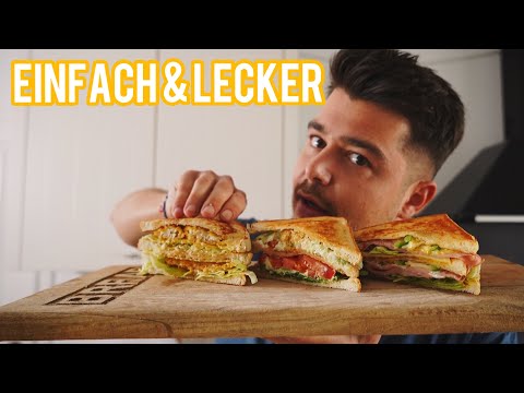 Meine Top 3 Club-Sandwiches 🥪 | Einfach & Lecker!