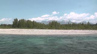 preview picture of video 'North Fork Flathead River, Schnaus Cabin river access, Polebridge, Montana'