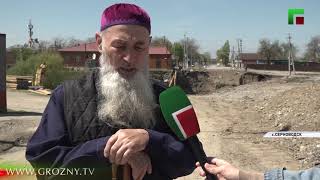 В рамках дорожного нацпроекта на автодороге Серноводск-Грозный строится новый мост