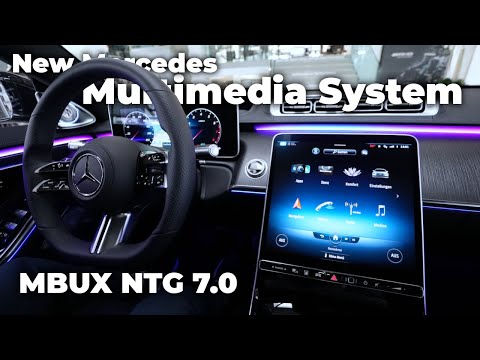 Mercedes New Multimedia System MBUX NTG 7.0 & Digital Cockpit 2021 "S-Class"