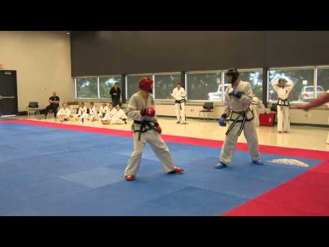 Canadian ITF Taekwon-Do Team Training for 2013 World Championship in Spain - Sparring 1