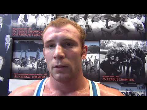 Gordon Wolf (Lehigh) after NWCA All-Star Classic Showcase win