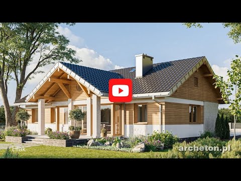 Projekt domu Lilak- archeton.pl - parterowy 123,6 m2