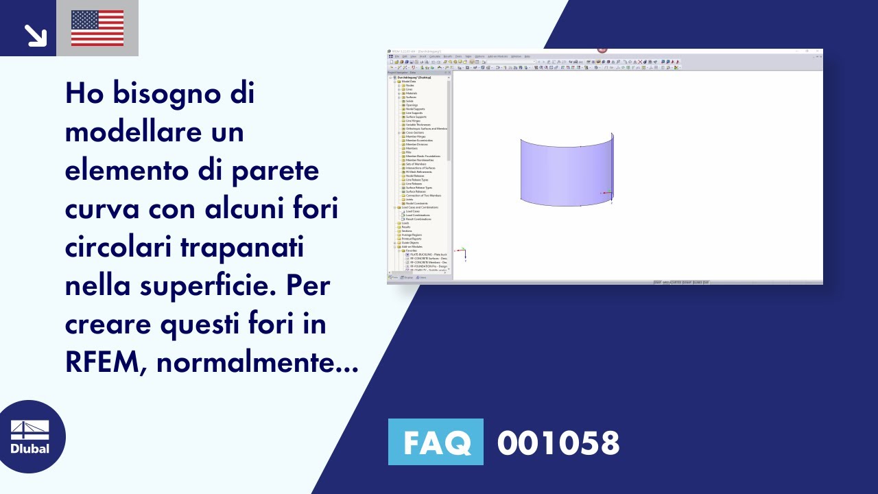 [IT] FAQ 001058 | Ho bisogno di modellare un elemento di parete curvo con alcuni fori circolari nel ...