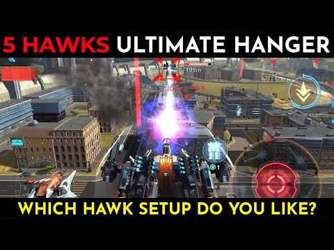 5 Hawks Ultimate Hanger and Drones First Look - War Robots Test Server Gameplay