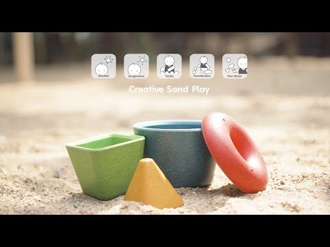 PlanToys smėlio kūrybinis žaislų rinkinys (PT5804) video