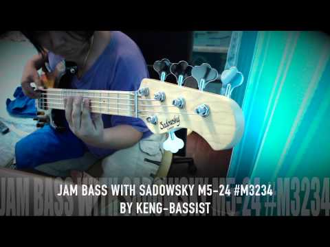 Jam Bass with Sadowsky M5-24 #M3234 by Keng-Bassist