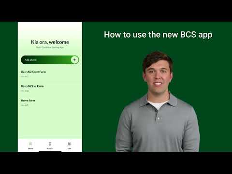 How to use the new DairyNZ BCS app