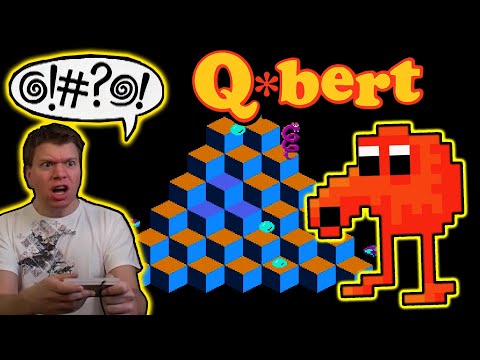 Q*BERT NES Nintendo Arcade Video Game Review S2E06 | The Irate Gamer
