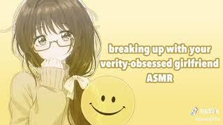 Cover art for Breaking up with your verity-obsessed girlfriend ASMR