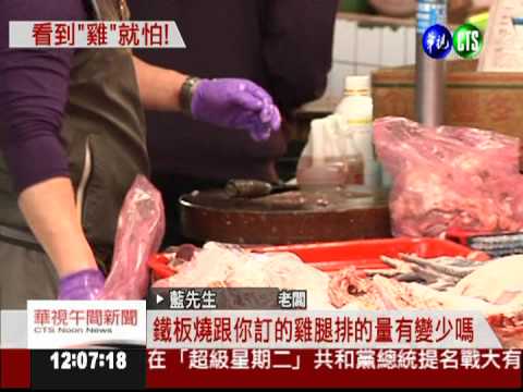 不敢買雞了! 市場雞販生意冷清