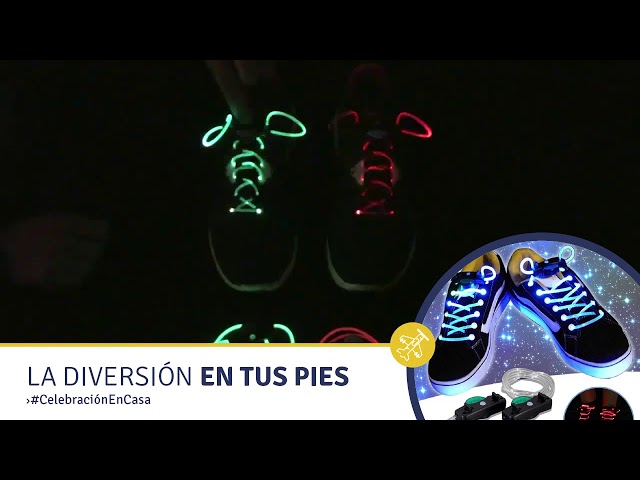 Vídeo relacionado con Cordones Brillo Elástico Personas Luminosas Zapatos Luz Juvenil Tejer Nylon Luminoso Cinturón Arco Iris Cordones Redondo, naranja, Talla única para todos