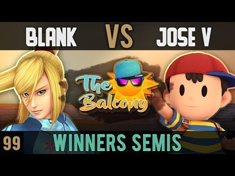 Melee @ the Balcony 99 - Winners Semis ft. Jose V (Ness) VS blank (ZSS)