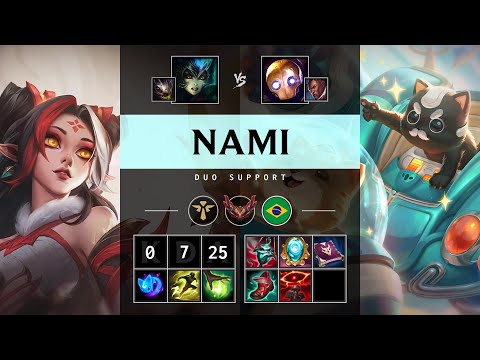 Nami Support vs Blitzcrank - BR Grandmaster Patch 25.13
