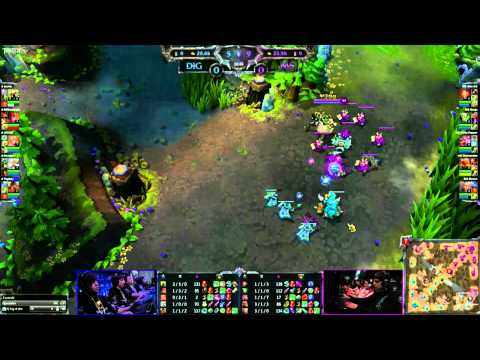 LOL IEM Championship Dignitas vs. Moscow 5 game 1.