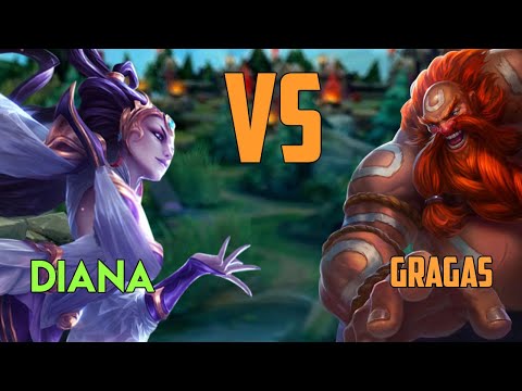 Gragas vs Diana || Kircheis Shard Gragas is UNDER-RATED