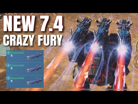 [WR] NEW Laser Monster - Prisma Fury Gameplay | War Robots Update 7.4