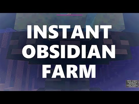Instant Obsidian Farm - 32k/Hour, Java 1.16.5+ — Minecraft farm tutorial thumbnail