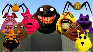 🕳️ALL NORMAL 3D POU BOU'S REVENGE Monsters VS SCARY PINK GIRL POU in BIG HOLE in Garry's Mod