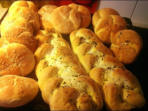 طريقة عجينة خبز الفنكوش التونسي  ليلى بن الازهر pain Tunisian fankouch