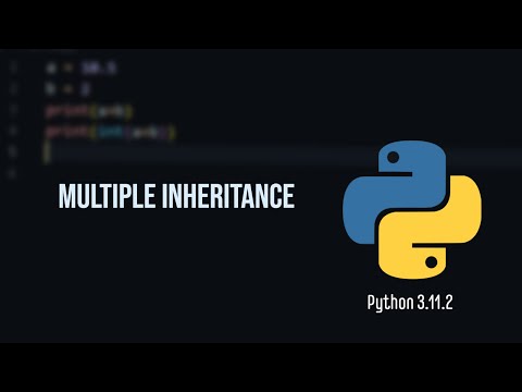 Python Tutorial 28 Multiple Inheritance Method Resolution Order Mro