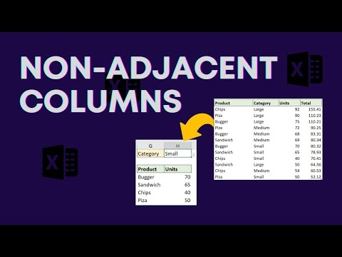 Return Non adjacent Columns with Dynamic array formulas #exceltip