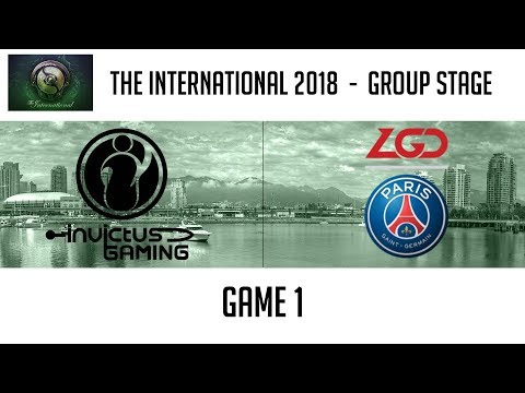 Invictus Gaming vs PSG.LGD (Game 1) | The International 2018: Group Stage