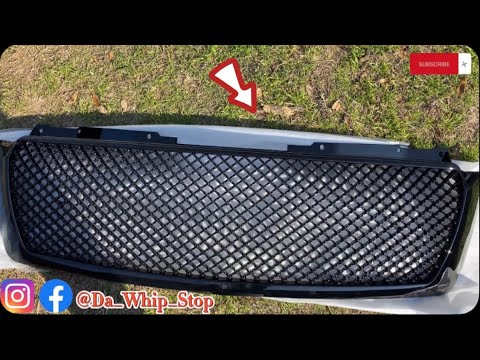 (Diy) install Mesh grille for 07-14 Chevy Tahoe / avalanche & suburban