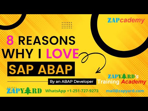 8 Reasons Why I Love SAP ABAP