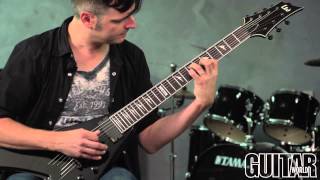 Video thumbnail for ESP LTD V-407B Baritone Seven-String Guitar by Guitar World