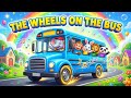 The Wheels On The Bus Fun Kids Song Nursery Rhymes Children S Songs Blue Bus Adventure