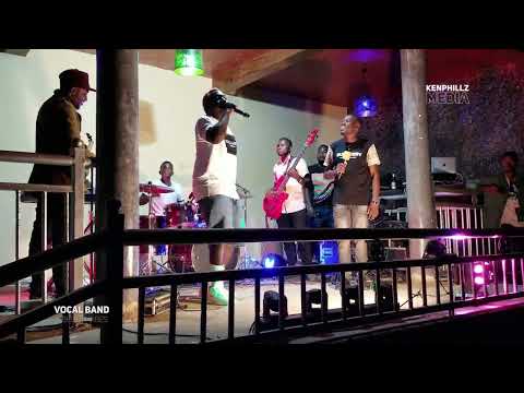 DAXX KARTEL OMURYERUBA PERFORMS EBIBOOZI BYA BODA LIVE WITH THE VOCAL BAND.