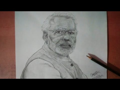 Drawing of Shri. Narendra Modi || Prime Minister of India (2019)