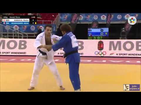 Judo 2014 Grand Prix Budapest: Kardava (GEO) - Bourguignon (FRA) [-66kg]