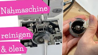 Nähmaschine reinigen Nähmaschine ölen | Anleitung | Brother & Bernina reinigen und ölen | mommymade