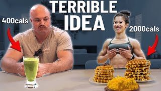 I Swapped Diets with a 100lb IFBB Pro | Ft. Little T