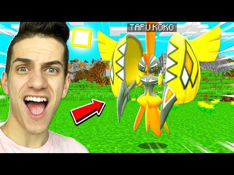 CATCHING ALOLA LEGENDARY POKEMON in MINECRAFT!