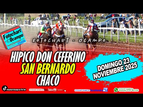 HÍPICO DON CEFERINO.-SAN BERNARDO - CHACO- Resumen de la Reunión del 23/11/2025