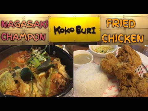 KOKO BURI | NAGASAKI CHAMPON | FRANGO FRITO | MENINO COM FOME | VLOG DE COMIDA #5
