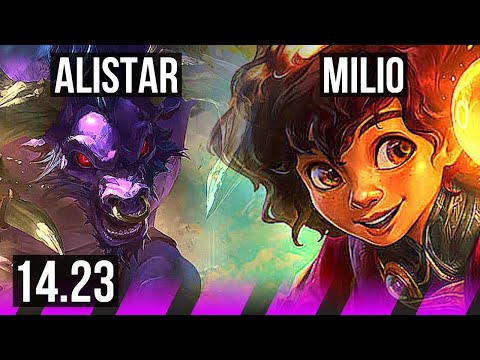 ALISTAR & Ashe vs MILIO & Lucian (SUP) | KR Grandmaster | 14.23